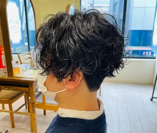 ショート パーマ メンズ すげさやか ✨メンズカットパーマのヘアスタイル