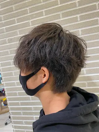 パーマ メンズ 赤本悠斗波巻きパーマ メンズパーマのヘアスタイル