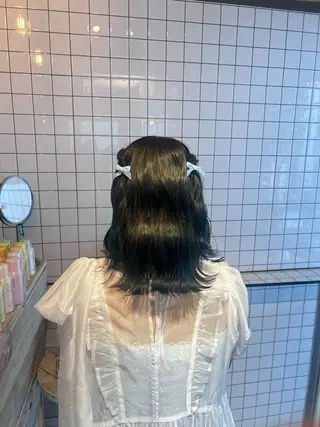 ヘアアレンジ 個性的カラー ☆≡ねねのヘアスタイル