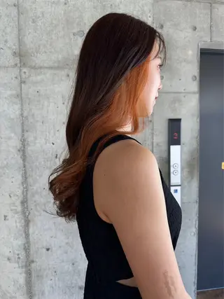 ロング ♥️ボブ/ブリーチ なしカラー/mahoのヘアスタイル