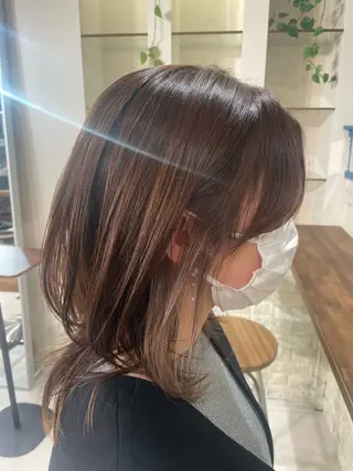 カラー luck みうのヘアスタイル