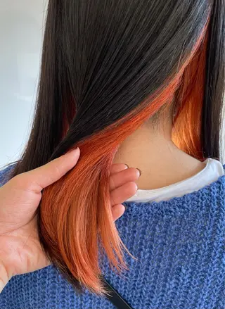 ロング カラー コイデ リュウセイのヘアスタイル