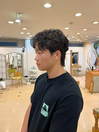 パーマ メンズ 💠つたふうか/ 韓国/メンズヘア💠のヘアスタイル