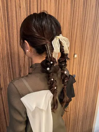 ヘアアレンジ freera kyoto  河原町三条店所属・freera 希帆 kihoのヘアスタイル