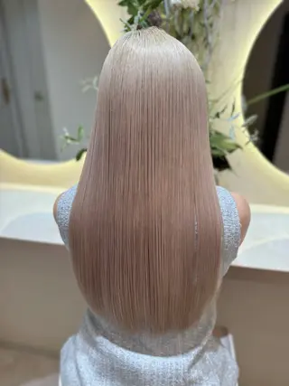 ロング addict 本店所属・髪質改善/縮毛矯正/ ブリーチaddictのヘアスタイル