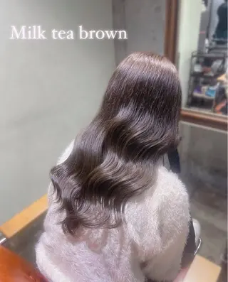 ロング カラー salon de Milk所属・韓国ヘア/艶髪/ ガーリー/ラナ🎀のヘアスタイル