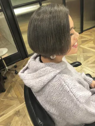 ショート カラー ヘアアレンジ hayaka todaのヘアスタイル