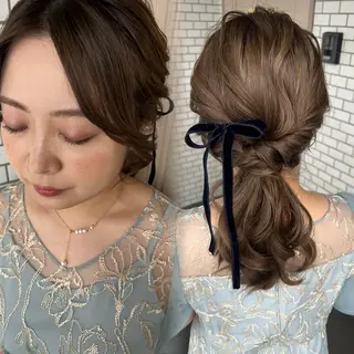 ヘアアレンジ 大人可愛いヘアメイク 💋🧚‍♀️しずかのヘアスタイル