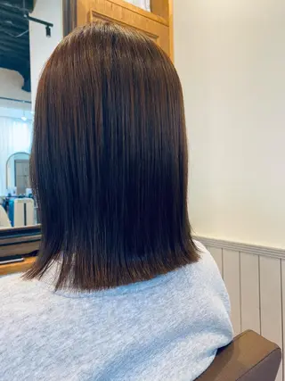 ミディアム カラー ママ美容師🧸谷山 潮音/ReFa取扱店のヘアスタイル