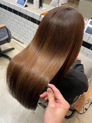 ロング カラー 🌈本物の髪質改善 森田涼平のヘアスタイル