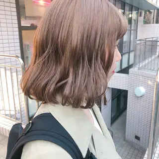 ミディアム カラー パーマ ヘアアレンジ メンズ ネイル マツエク・マツパ レイヤーカット指名 No.1💖マユカのヘアスタイル