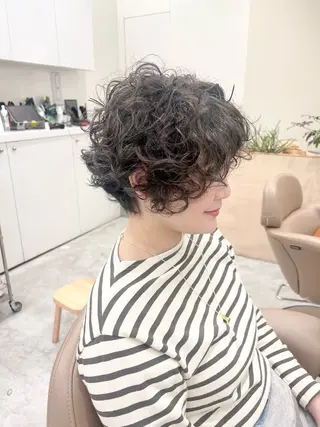 ショート パーマ 似合わせカット🫧 /パーマRINAのヘアスタイル