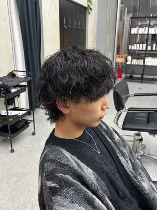 ショート パーマ メンズ DEW ITSUKIのヘアスタイル
