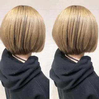 ショート ショート/ボブ/ 白髪ぼかし/しんやのヘアスタイル