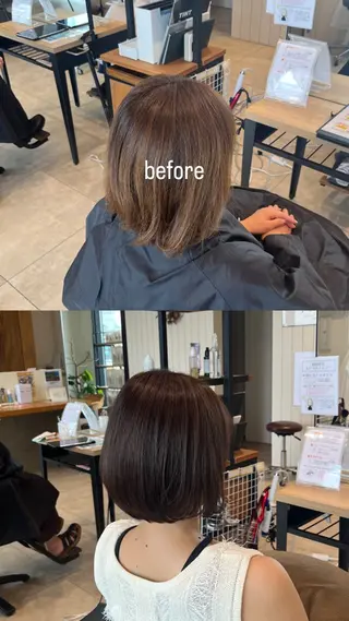 ショート 坂口 友莉香のヘアスタイル