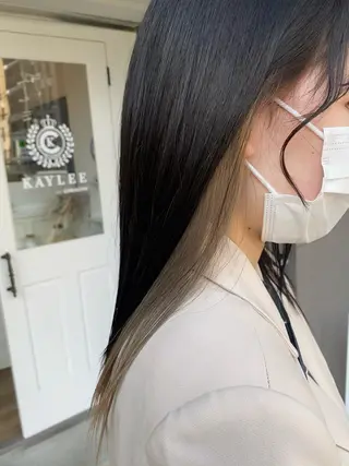 ロング カラー ヘアアレンジ 🧡梅田ハイトーン カラー🧡runaのヘアスタイル