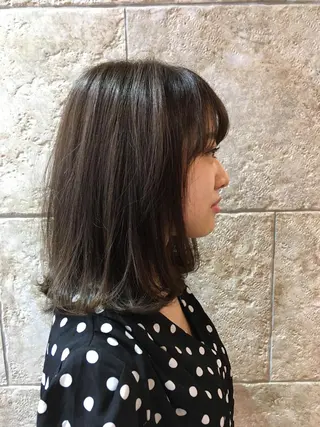 ミディアム カラー 斉藤 貴也のヘアスタイル