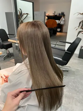 ロング 前 侃太のヘアスタイル