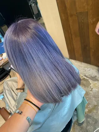 カラー 顔まわりの神様✨ 透明感カラー藤嶋秀幸のヘアスタイル