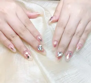 ネイル H3 Nail Tsuki🦋💙のネイルデザイン