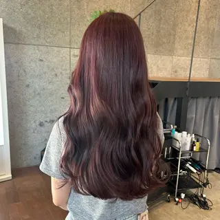 カラー 🍓ダメージレスで 可愛く🍓HINAのヘアスタイル
