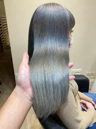 ロング カラー 関口 友行のヘアスタイル