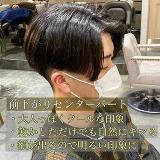 ミディアム メンズパーマ特化/ 町田甲陽✨のヘアスタイル