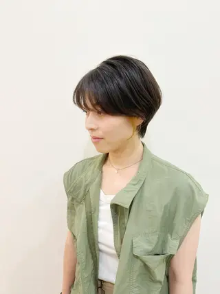 ショート newline銀座所属・👑銀座ショート/ 絶壁補正/金子涼👑のヘアスタイル