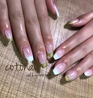 ロング ネイル ツメトマツゲ .のネイルデザイン