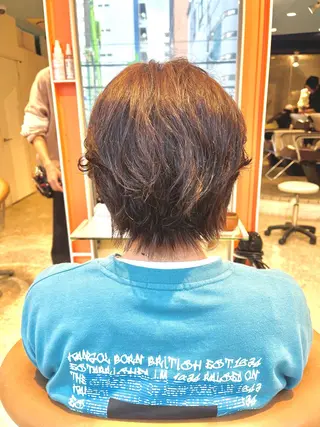 ショート カラー うしだ かおるのヘアスタイル