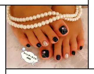 ネイル ラベンダー💖日暮里 ルル💖ネイルのネイルデザイン