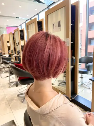 ショート ショート白髪染め無料 ／河瀬謙介のヘアスタイル