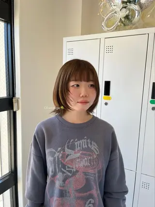 ミディアム サクマ マナミ🎀のヘアスタイル