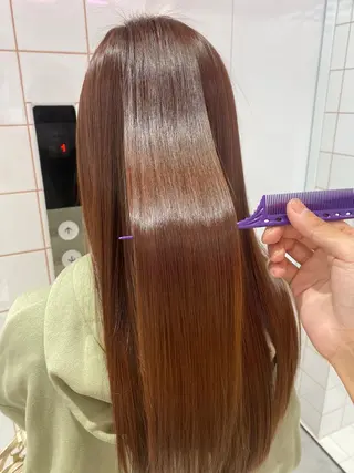 ロング Lond　luce心斎橋所属・✨縮毛矯正✨レイヤー ホウダカズヒロのヘアスタイル