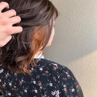 セミロング カラー regalo MAKOのヘアスタイル