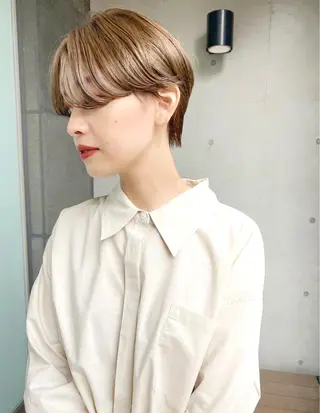 ショート 三浦 望のヘアスタイル