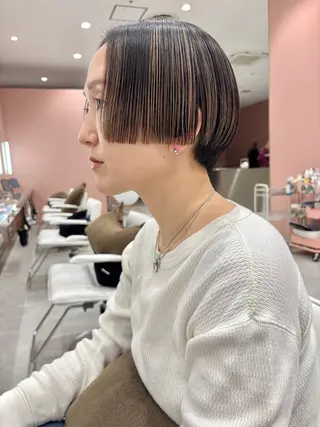 ショート カラー 🌿ショート🌿 パーマ🌿淳平のヘアスタイル