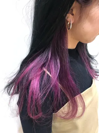 ミディアム カラー ﾊｲﾄｰﾝ/ｶﾗｰ/ 用賀/稲若健太郎のヘアスタイル