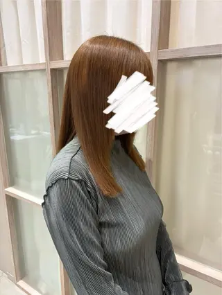 ロング 加藤 風花のヘアスタイル