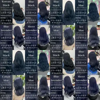 ロング カラー レイヤー×透明感カラ ーHAYATOのヘアスタイル