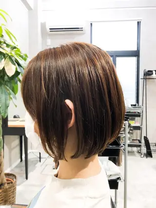 ショート ボブ×縮毛矯正 ryotaのヘアスタイル