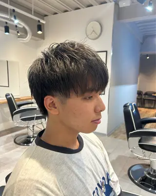 ショート メンズ SYUYA/パーマ/ マッシュスタイル特化のヘアスタイル