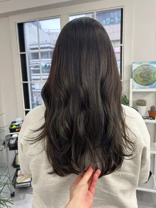 ロング カラー レイヤーボブ/ 艶カラー/サナ🌼のヘアスタイル