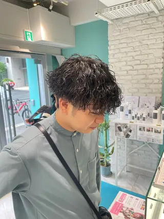 ショート パーマ メンズ メンズ特化型美容師 sakuraのヘアスタイル