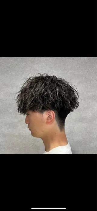 ショート パーマ メンズ 🖤Ayumi🖤 メンズ特化❤️‍🔥のヘアスタイル