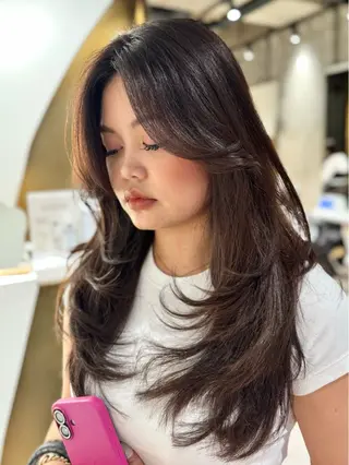 ロング カラー 海外レイヤー 🇺🇸/ヒナコのヘアスタイル