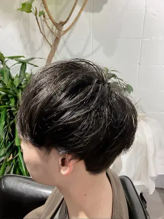 ショート メンズパーマ shell 宮下のヘアスタイル