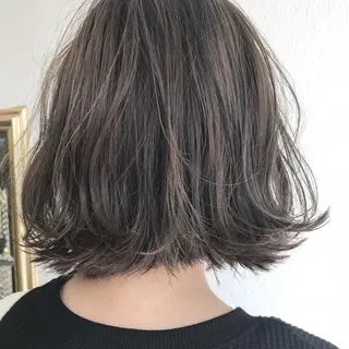 ミディアム カラー ✨艶ブリーチカラー ✨四ノ宮裕己のヘアスタイル