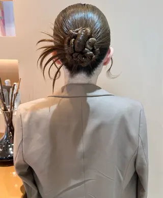 ロング カラー ヘアアレンジ ✨カチモリ✨レイヤー 韓国ヘア🇰🇷ゆいのヘアスタイル