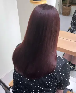 ロング カラー vince gio 彩織のヘアスタイル